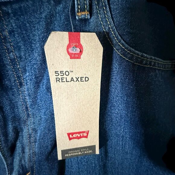 Levis 550 Relaxed 42 X 32 Jeans New with Tags (B) - Picture 12 of 13